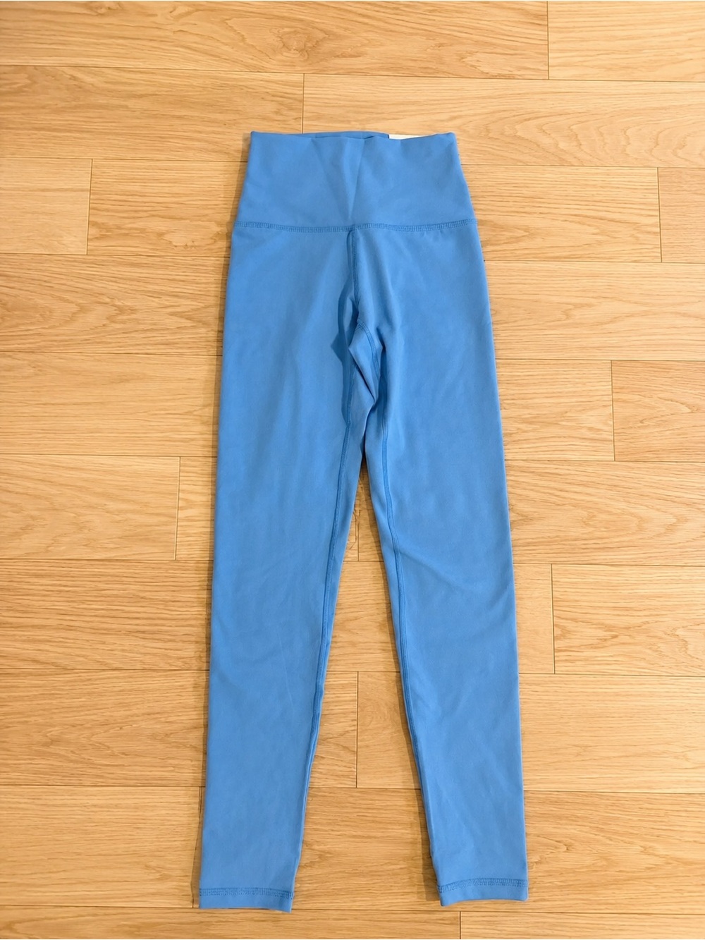 Blue High-Waist Leggings